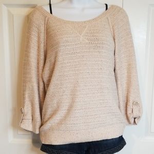American Eagle Blush Cream Sweater